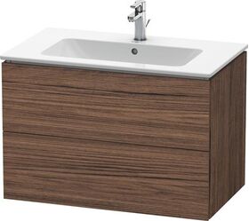 Duravit Waschtischunterbau L-CUBE 820x481x550mm nussbaum dunkel