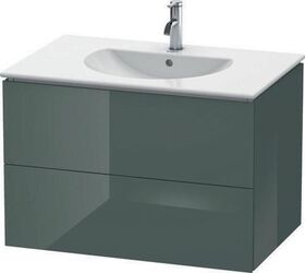 Duravit Waschtischunterbau L-CUBE 534x820x550mm flannel grey seidenmatt