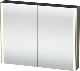 Duravit Spiegelschrank XSQUARE m Be 800x1000x156mm fla grey hochglanz