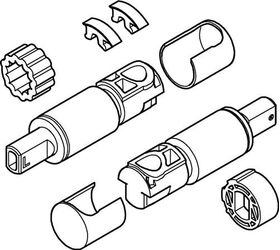 Grohe Stoßdämpfer f Bau Keram WC-Sitz m Soft Close we