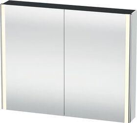 Duravit Spiegelschrank XSQUARE 1000x800x156mm, 27 W weiß matt