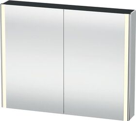 Duravit Spiegelschrank XSQUARE 1000x800x156mm, 27 W weiß seidenmatt