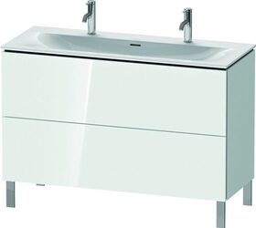 Duravit Waschtischunterbau L-CUBE 704x1220x481mm weiß hochglanz