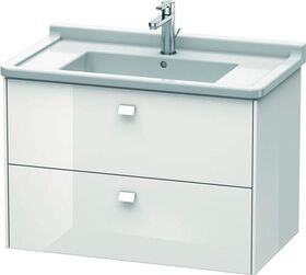 Duravit Waschtischunterbau BRIOSO Griffe Frontfarbe 563x820x469mm we hgl