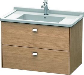 Duravit Waschtischunterbau BRIOSO Griffe chr 563x820x469mm europ. eiche