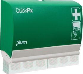 Pflasterspender QuickFix 3 B232,5xH133,5xT33ca.mm grün PLUM