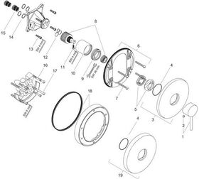 Einhebel-Brausemischer AXOR STARCK Unterputz stainless steel optic