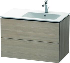 Duravit Waschtischunterbau L-CUBE 550x820x481mm, Becken rechts pine silver