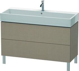 Duravit Waschtischunterbau L-CUBE 582x1184x459mm leinen