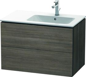 Duravit Waschtischunterbau L-CUBE 550x820x481mm, Becken rechts pine terra