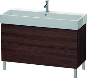 Duravit Waschtischunterbau L-CUBE 582x1184x459mm kastanie dunkel