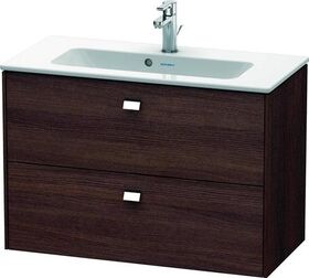 Duravit WT-Unterbau BRIOSO COMPACT Griffe chr 553x820x389mm kastanie dunkel