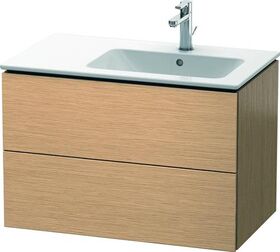 Duravit Waschtischunterbau L-CUBE 550x820x481mm Be rechts eiche gebürstet