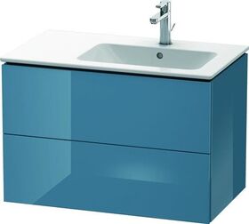 Duravit Waschtischunterbau L-CUBE 550x820x481mm Be re stone blue hochglanz