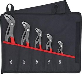 Zangensatz Cobra®-Set Inh.5-tlg.grau atram.Pappkarton KNIPEX