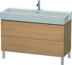 Duravit Waschtischunterbau L-CUBE 582x1184x459mm europäische eiche