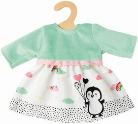 Pu-Kleid Pinguin Pünktchen, Gr. 35-45cm