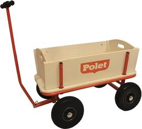 Bollerwagen 16,50kg 4 PU-Reifen/300 68l POLET