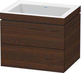 Duravit Waschtischunterbau L-CUBE m WT Vero Air 500x600x480mm o HL NB geb