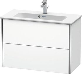 Duravit Waschtischunterbau XSQUARE 810x560x388mm 2 Schubk we sdm ES Ah Mi.