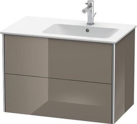 Duravit Waschtischunterbau XSQUARE 560x810x478mm Be re fla grey hochglanz