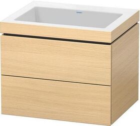 Duravit Waschtischunterbau L-CUBE m WT Vero Air 500x600x480mm o HL medi Ei