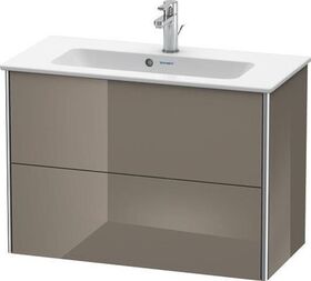 Duravit WTU COMPACT XSQUARE 560x810x388mm flannel grey hochglanz