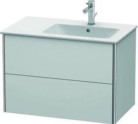 Duravit Waschtischunterbau XSQUARE 560x810x478mm Be rechts weiß seidenmatt