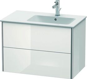 Duravit Waschtischunterbau XSQUARE 560x810x478mm Be rechts weiß hochglanz