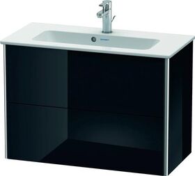 Duravit WTU COMPACT XSQUARE 560x810x388mm schwarz hochglanz