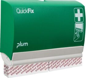 Pflasterspender QuickFix 4 B232,5xH133,5xT33ca.mm grün PLUM