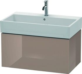 Duravit Waschtischunterbau L-CUBE 394x784x459mm cappuccino hochglanz