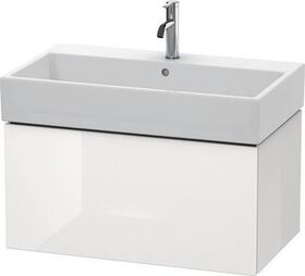 Duravit Waschtischunterbau L-CUBE 784x459mm 1 Ausz. we hgl La ES NB mitte