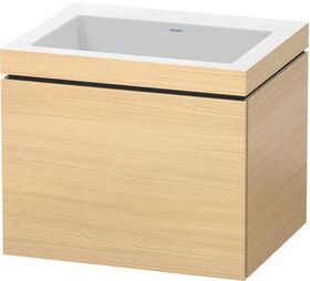 Duravit Waschtischunterbau L-CUBE m WT Vero Air 500x600x480mm o HL medi Ei