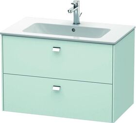 Duravit Waschtischunterbau BRIOSO Griffe chr 553x820x479mm lichtblau matt