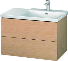 Duravit Waschtischunterbau L-CUBE 820x481x555mm eiche gebürstet