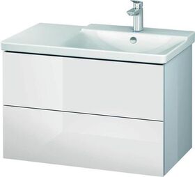 Duravit Waschtischunterbau L-CUBE 820x481x555mm weiß hochglanz