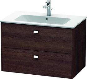 Duravit Waschtischunterbau BRIOSO Griffe chr 553x820x479mm kastanie dunkel