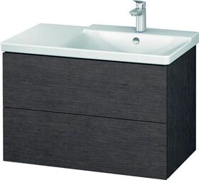 Duravit Waschtischunterbau L-CUBE 820x481x555mm eiche dunkel gebürstet