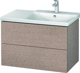 Duravit Waschtischunterbau L-CUBE 820x481x555mm eiche kaschmir