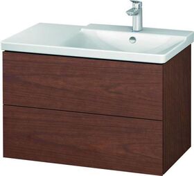 Duravit Waschtischunterbau L-CUBE 820x481x555mm amerikanisch nussbaum