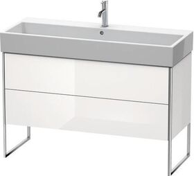 Duravit Waschtischunterbau XSQUARE 1184x731x460mm 2 Au we hgl ES Ah mitte