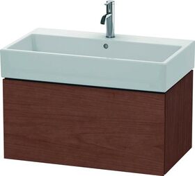 Duravit Waschtischunterbau L-CUBE 394x784x459mm amerikanisch nussbaum