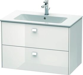 Duravit Waschtischunterbau BRIOSO Griffe Frontfarbe 553x820x479mm we hgl