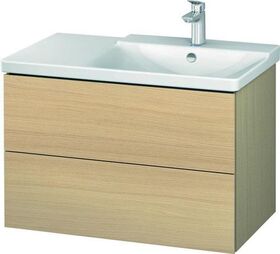 Duravit Waschtischunterbau L-CUBE 820x481x555mm mediterrane eiche