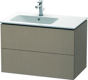 Duravit Waschtischunterbau L-CUBE 550x820x481mm, Becken links leinen