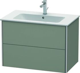 Duravit Waschtischunterbau XSQUARE 560x810x478mm steingrau seidenmatt