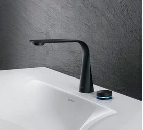 Duravit 2-Loch-Elektronikbatterie D.1 M mit Steckernetzteil schwarz matt