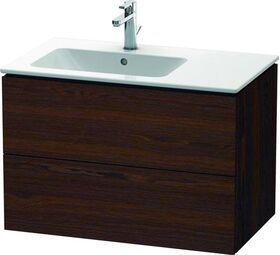 Duravit Waschtischunterbau L-CUBE 550x820x481mm Be li nussbaum gebürstet