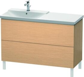 Duravit Waschtischunterbau L-CUBE 1220x481x709mm eiche gebürstet